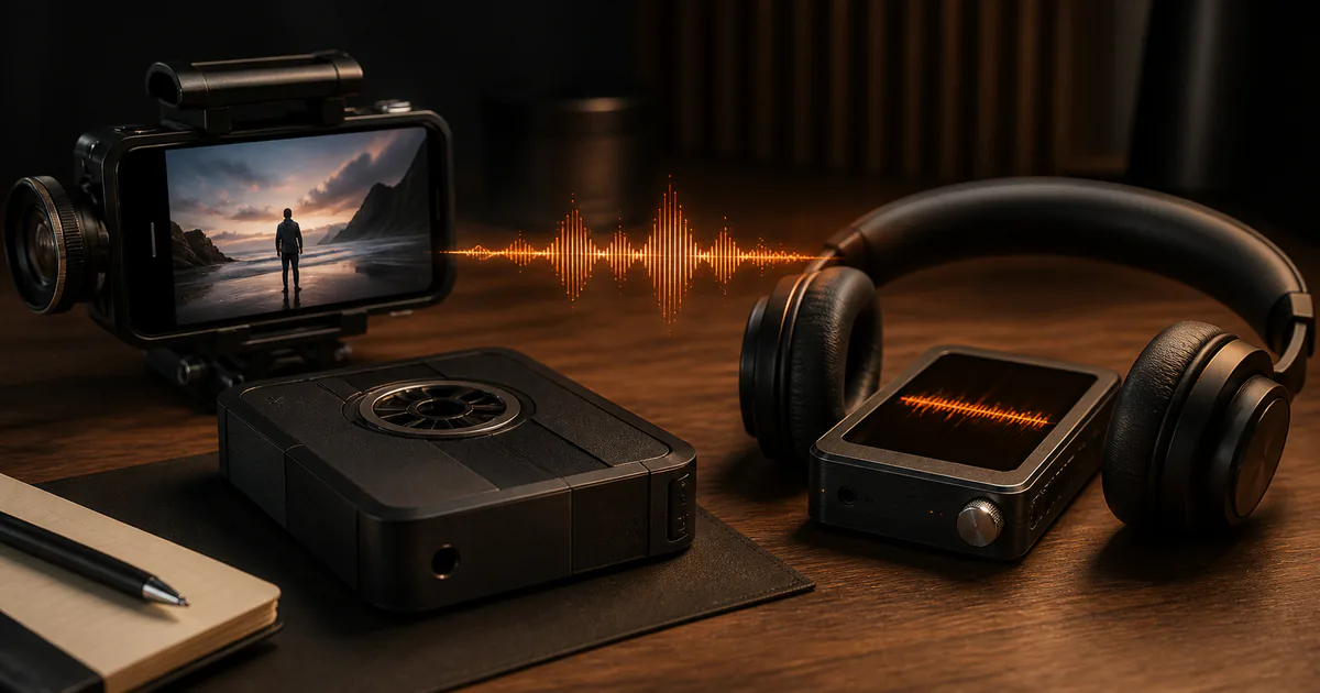 MOV video converted locally into an MP3 audio waveform